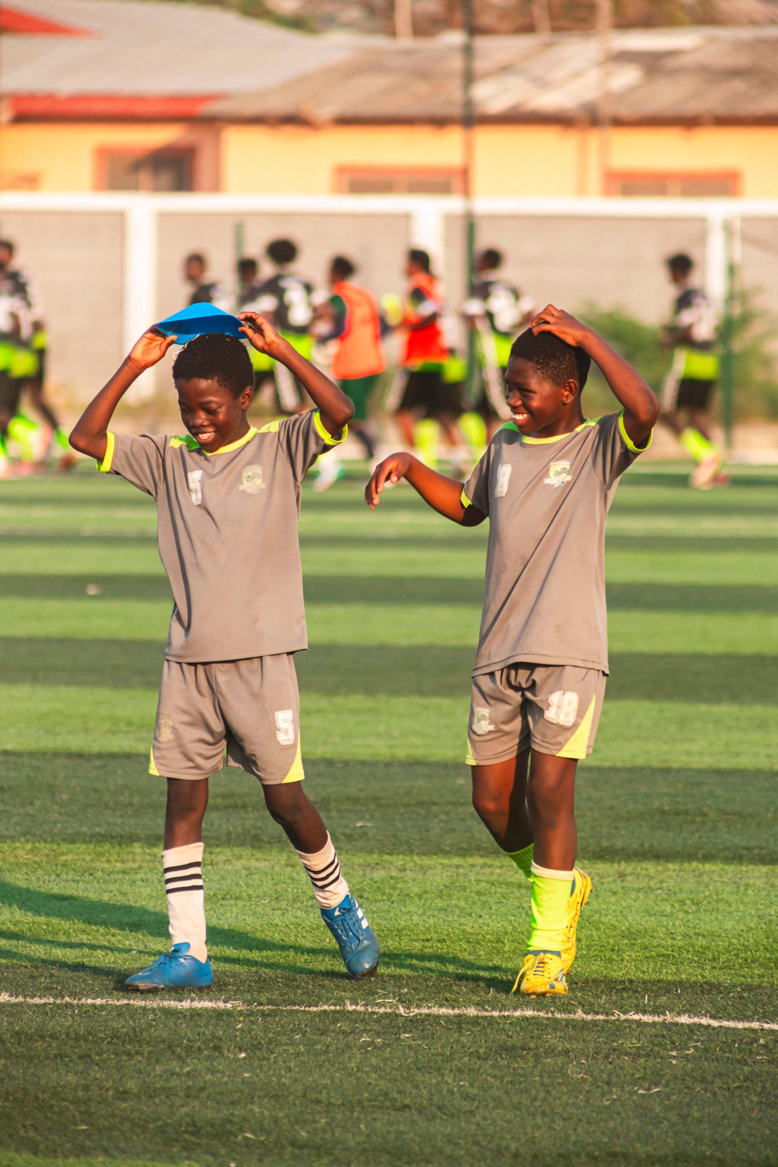 Youth training session in action